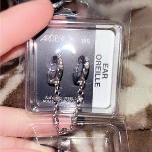 double diamond dangle earring